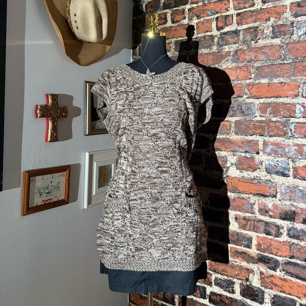 Y2K knit Sweater Dress